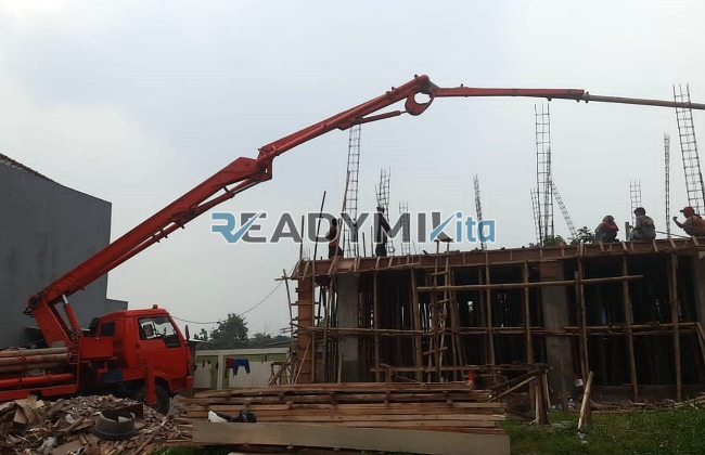 Jasa Sewa Concrete Pump di Larangan Tangerang Harian